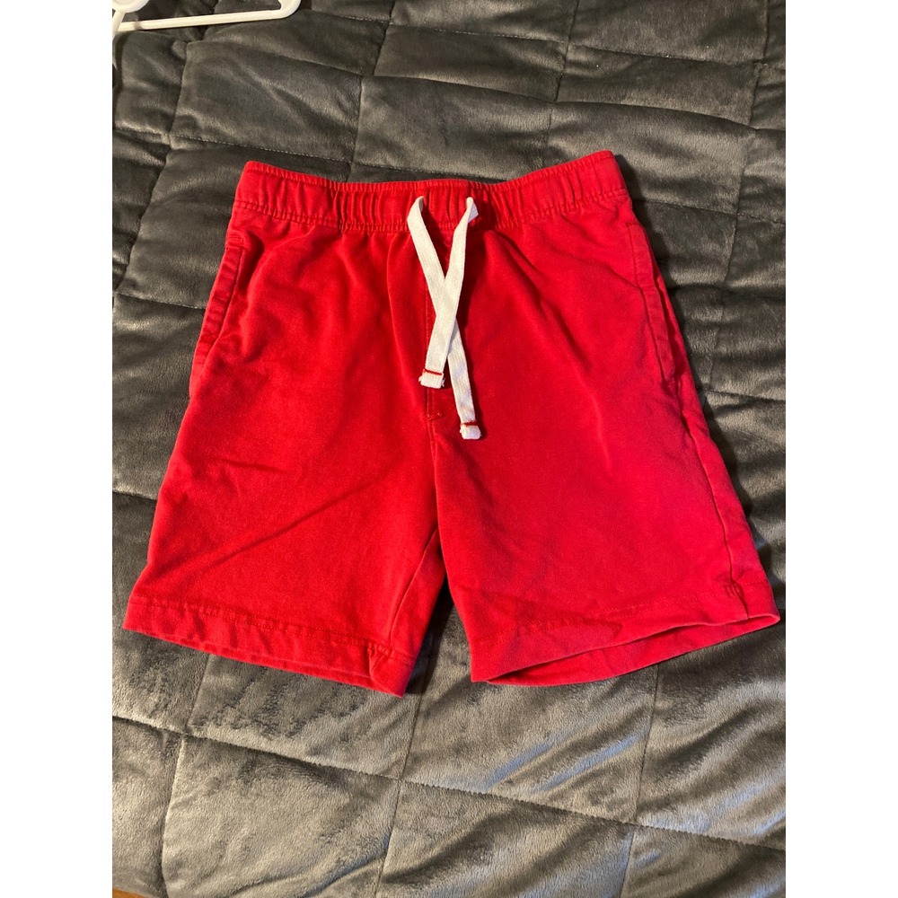 Tommy Bahama Boys Red Knit Drawstring Shorts Size Medium 7-8 0643